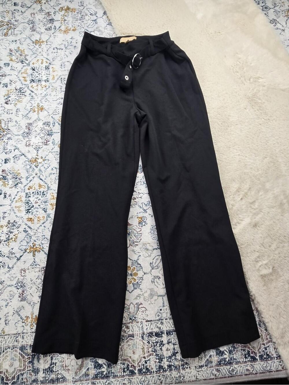 Hope & Harlow Black Wide Leg Pants Women Medium